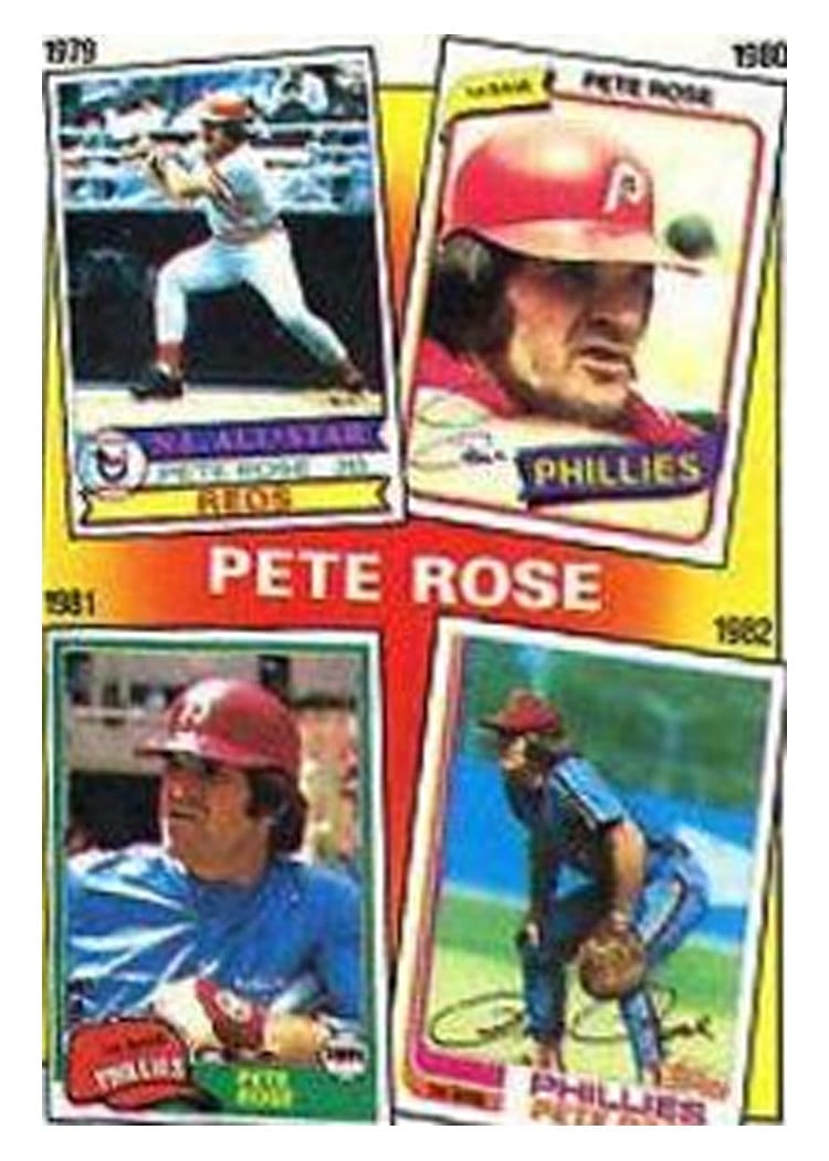 1986 Topps Pete Rose Years 1979-1982 #6 card