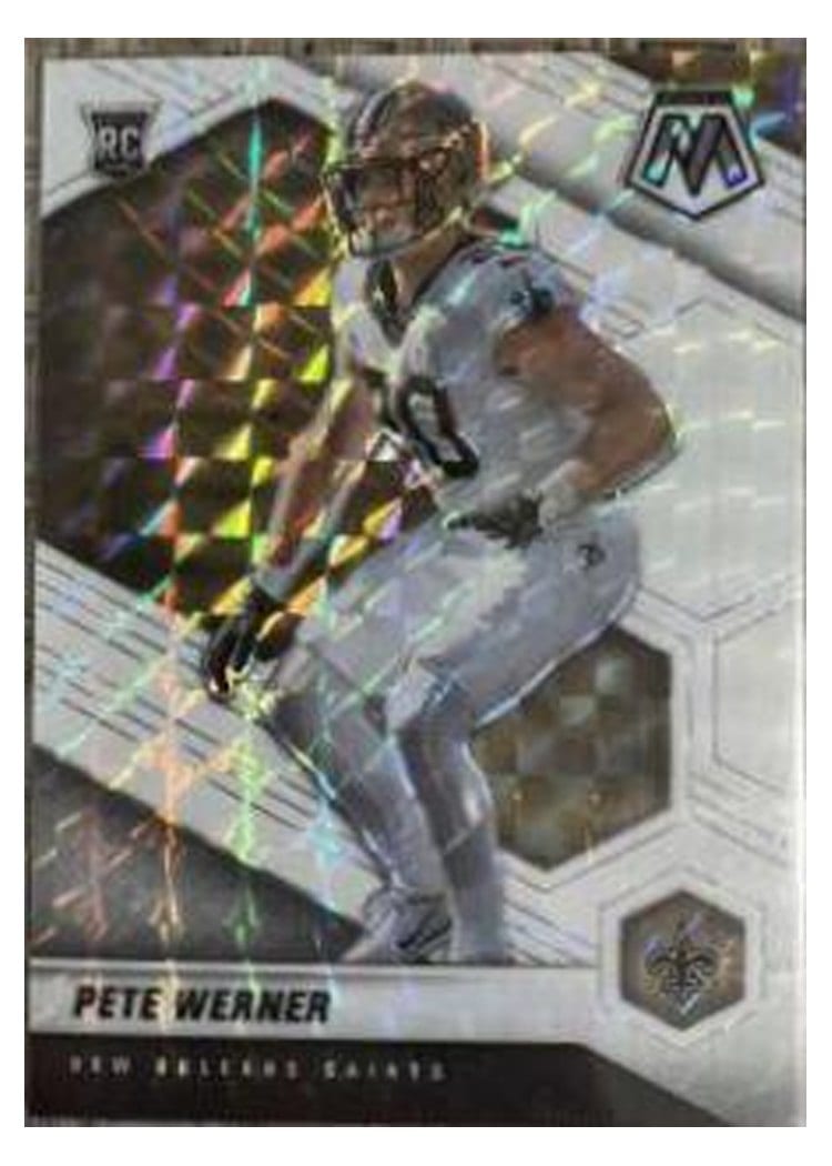 2021 Panini Mosaic Base Set Pete Werner #367 card