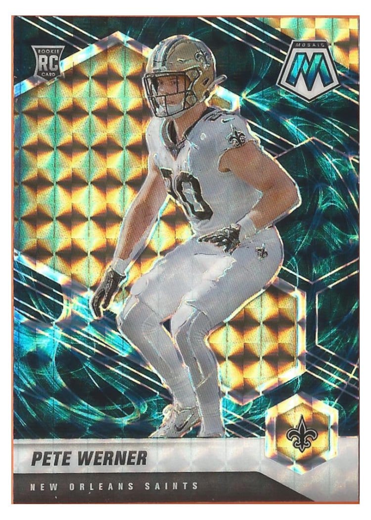 2021 Panini Mosaic Base Set Pete Werner #367 card