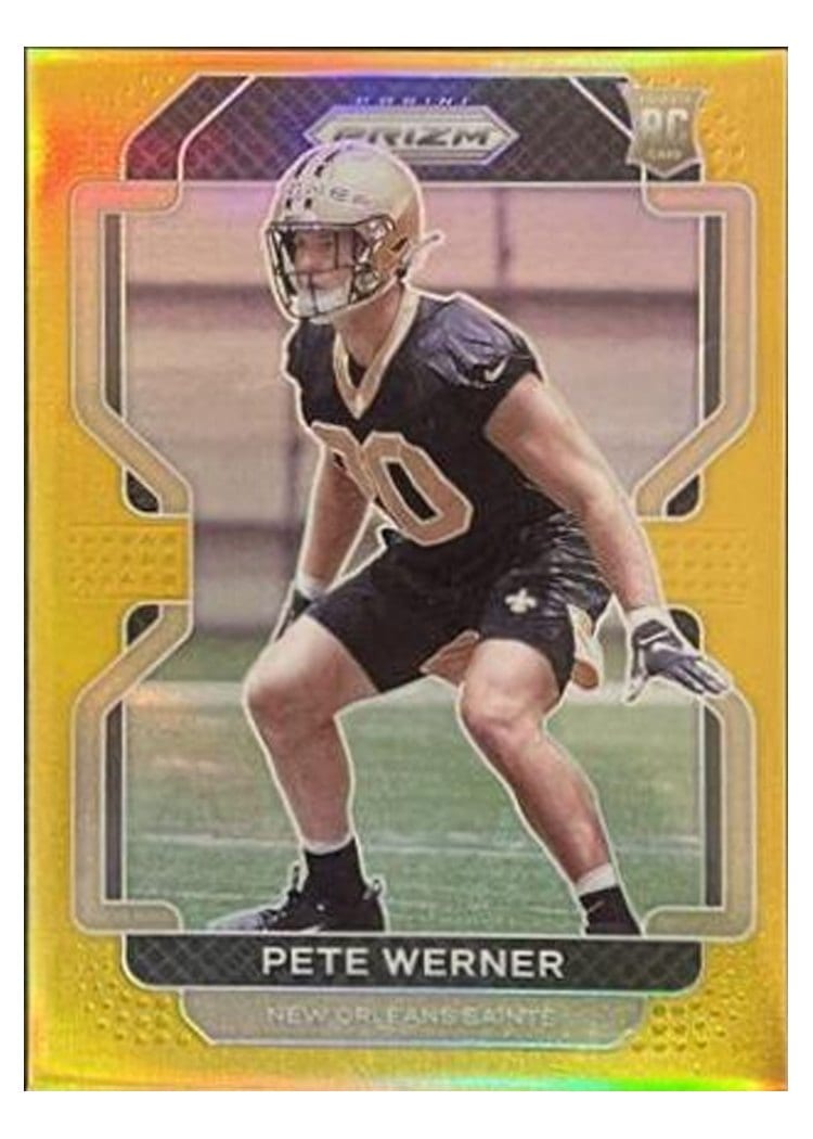 2021 Panini Prizm Base Set Pete Werner #391 card