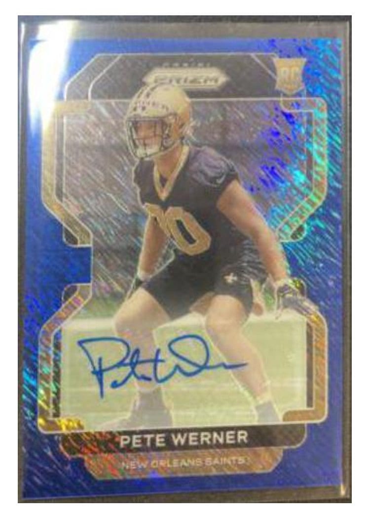 2021 Panini Prizm Base Set Pete Werner #391 card