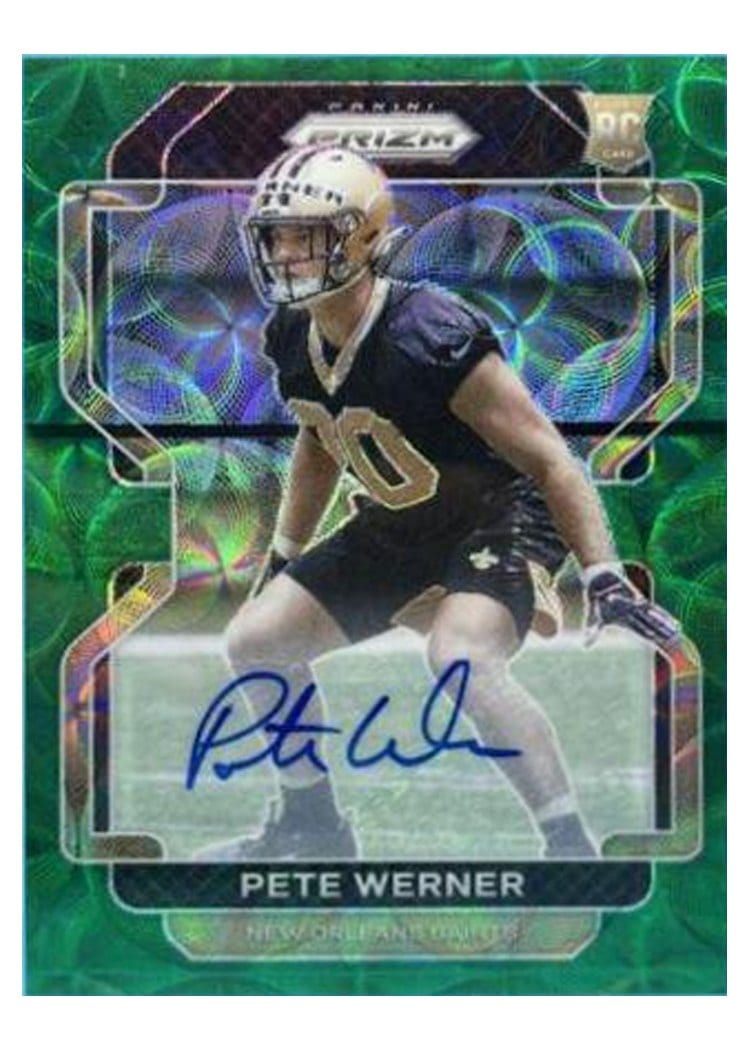 2021 Panini Prizm Base Set Pete Werner #391 card