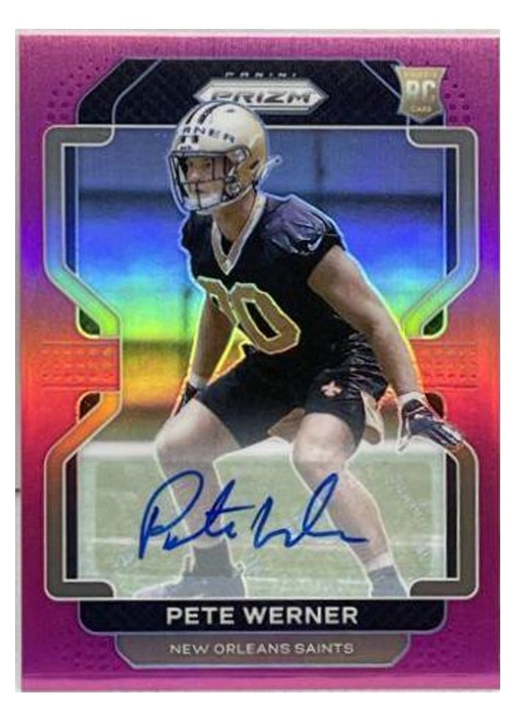 2021 Panini Prizm Base Set Pete Werner #391 card