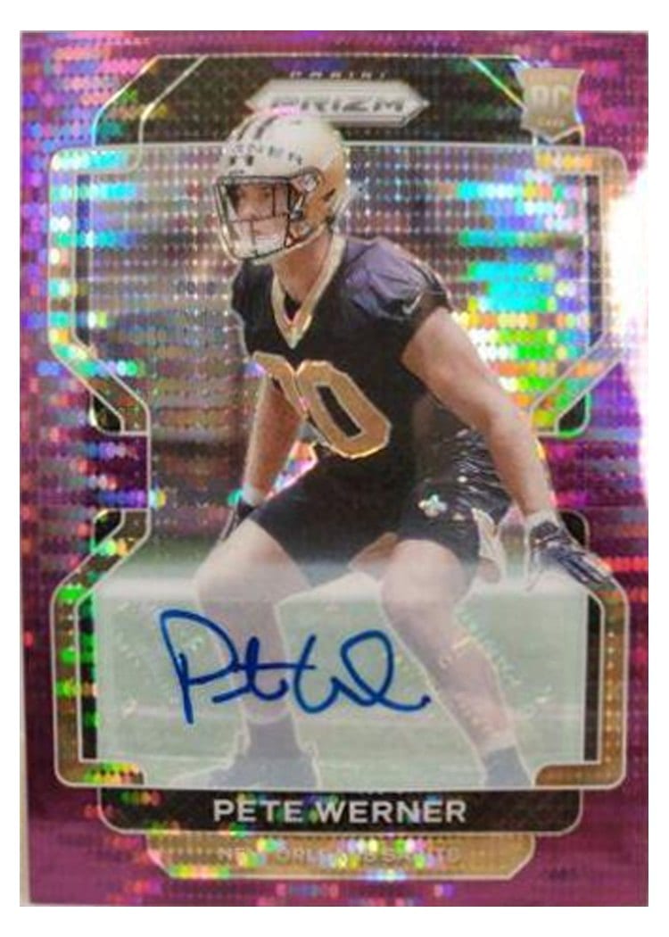 2021 Panini Prizm Base Set Pete Werner #391 card