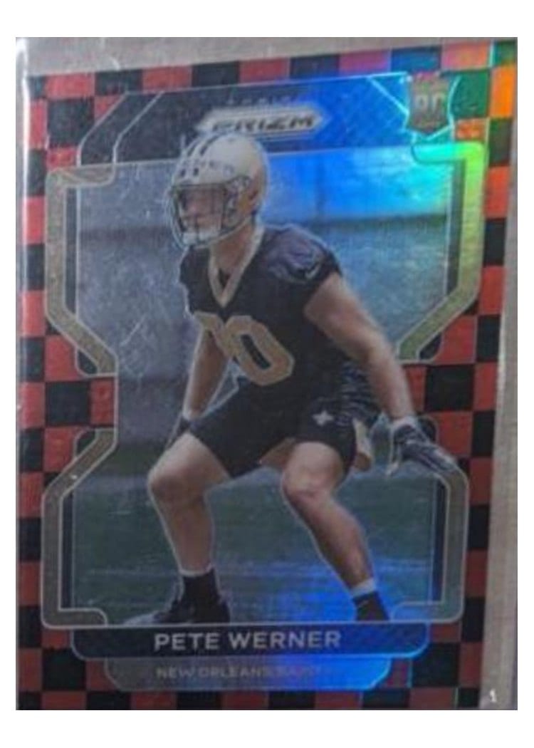 2021 Panini Prizm Base Set Pete Werner #391 card