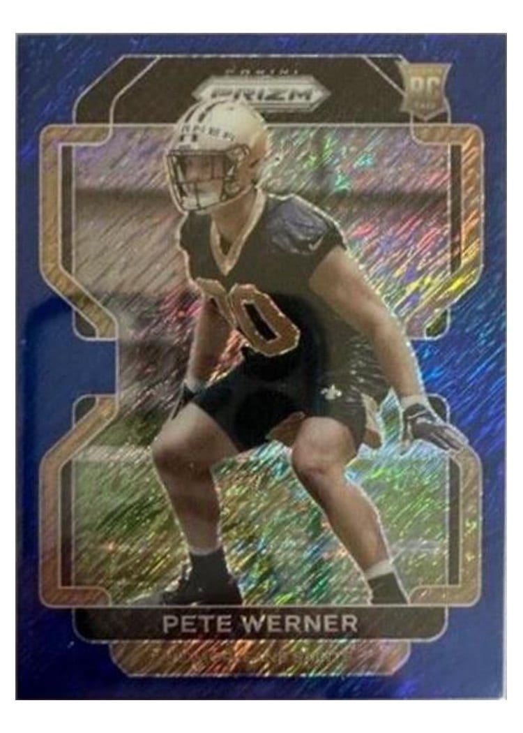 2021 Panini Prizm Base Set Pete Werner #391 card