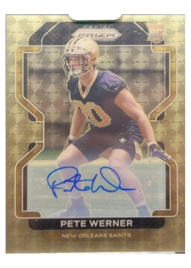 2021 Panini Prizm Base Set Pete Werner #391 card