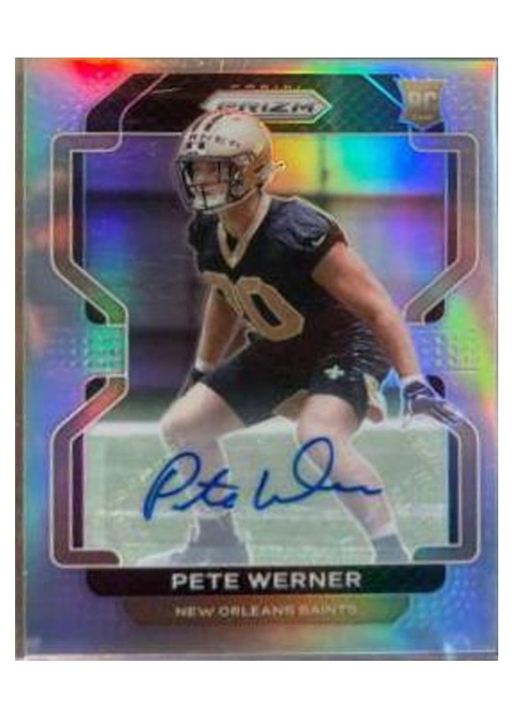 2021 Panini Prizm Base Set Pete Werner #391 card
