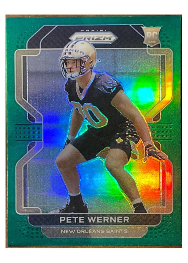 2021 Panini Prizm Base Set Pete Werner #391 card