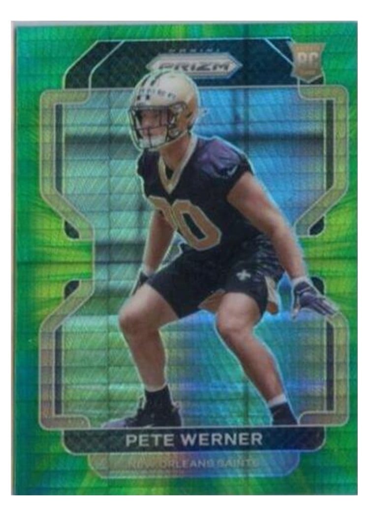 2021 Panini Prizm Base Set Pete Werner #391 card