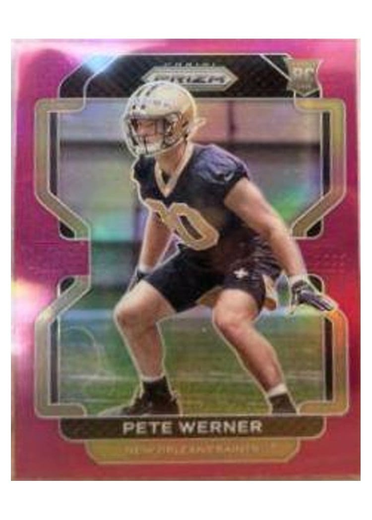 2021 Panini Prizm Base Set Pete Werner #391 card