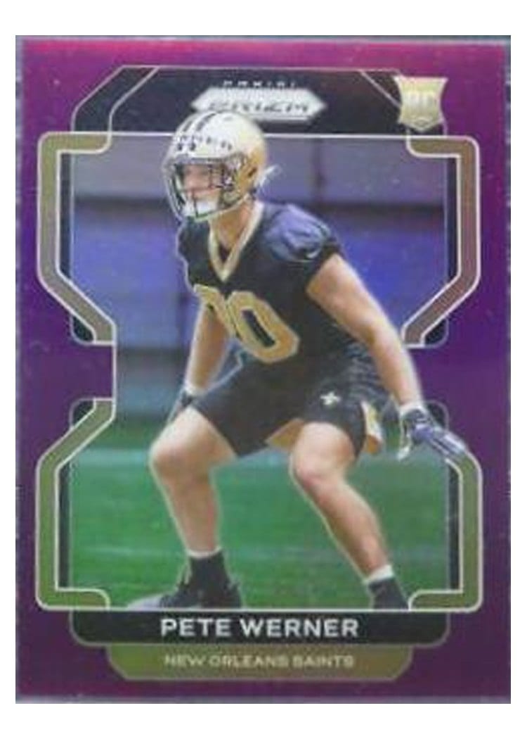 2021 Panini Prizm Base Set Pete Werner #391 card