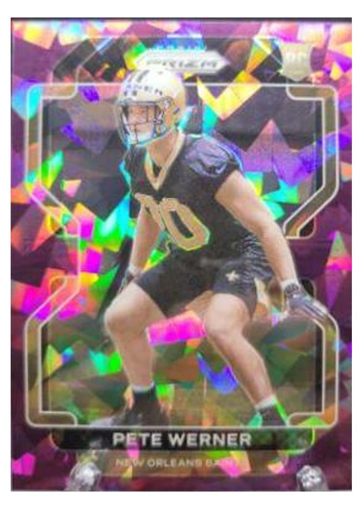 2021 Panini Prizm Base Set Pete Werner #391 card