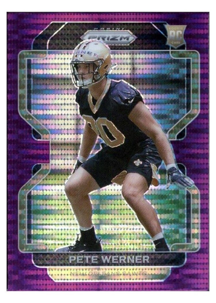 2021 Panini Prizm Base Set Pete Werner #391 card