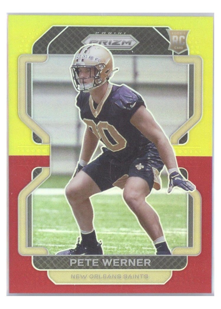 2021 Panini Prizm Base Set Pete Werner #391 card