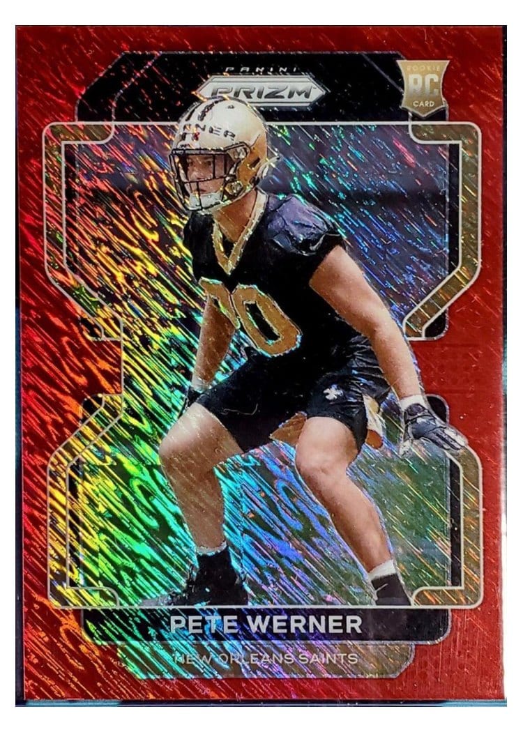 2021 Panini Prizm Base Set Pete Werner #391 card