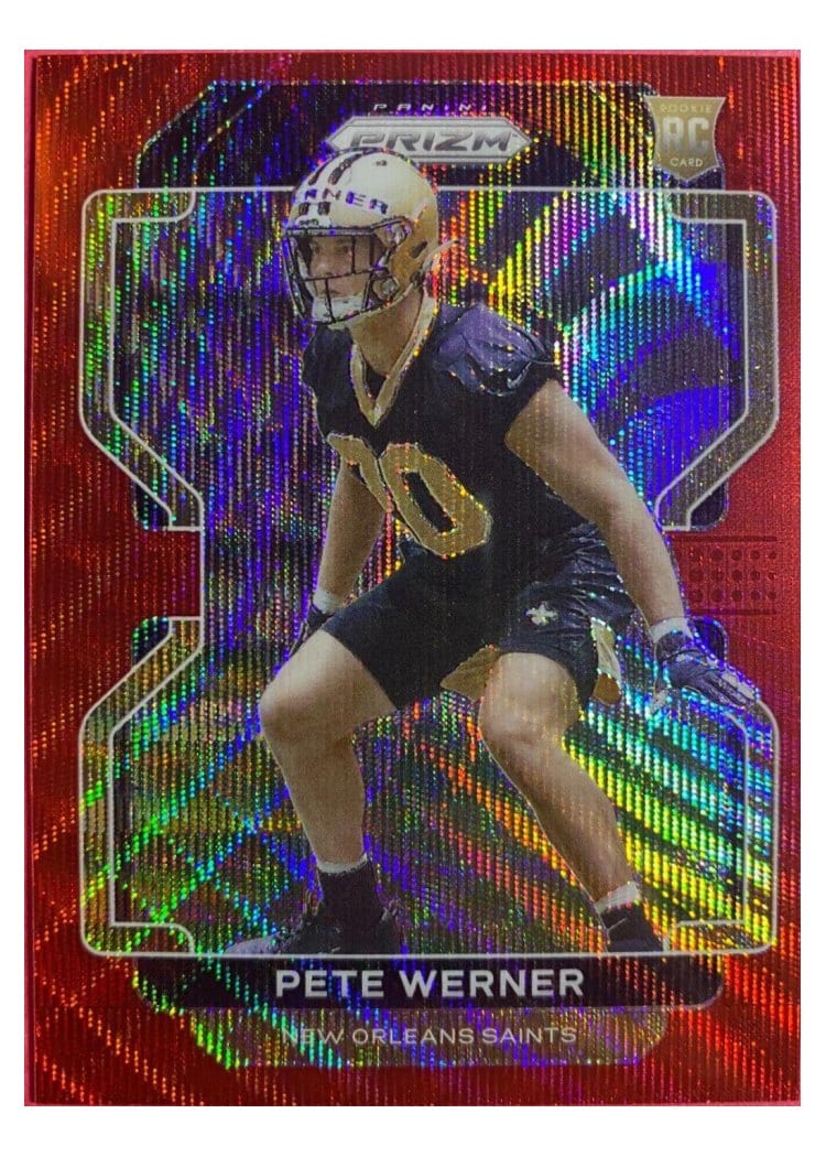 2021 Panini Prizm Base Set Pete Werner #391 card