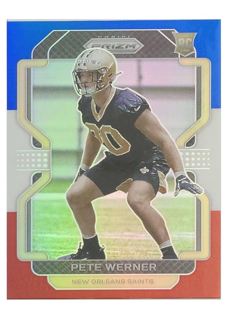 2021 Panini Prizm Base Set Pete Werner #391 card