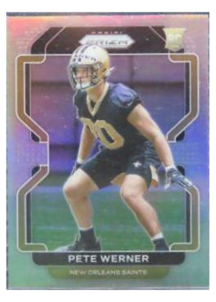 2021 Panini Prizm Base Set Pete Werner #391 card