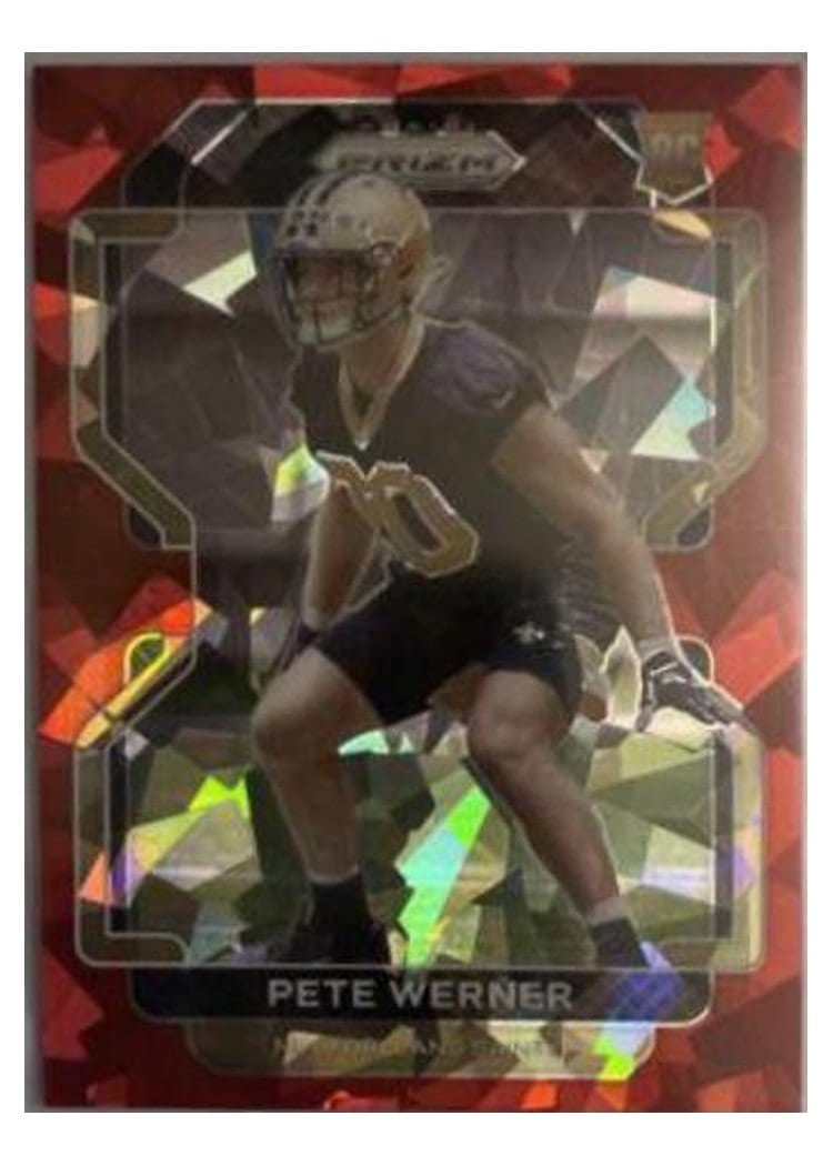 2021 Panini Prizm Base Set Pete Werner #391 card