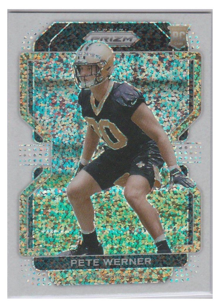 2021 Panini Prizm Base Set Pete Werner White Sparkle Prizm #391 card