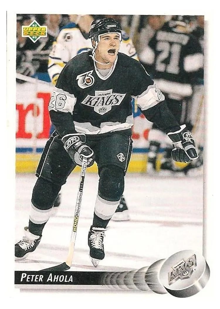 1992 Upper Deck Peter Ahola #41 card