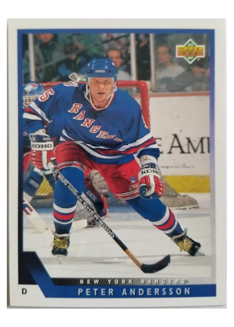1993 Upper Deck Peter Andersson #71 card