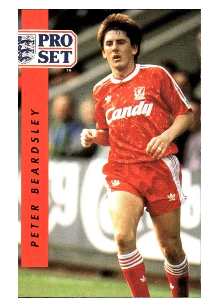 1990 Pro Set Peter Beardsley #114 card