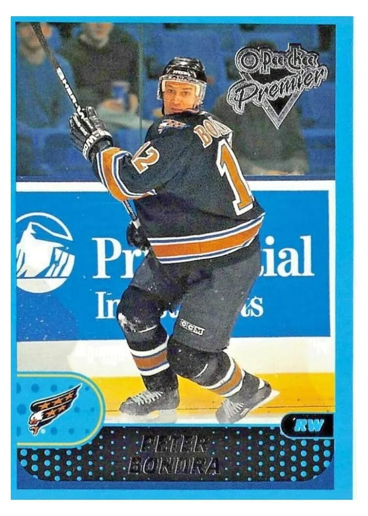 2001 O Pee Chee Peter Bondra #34 card
