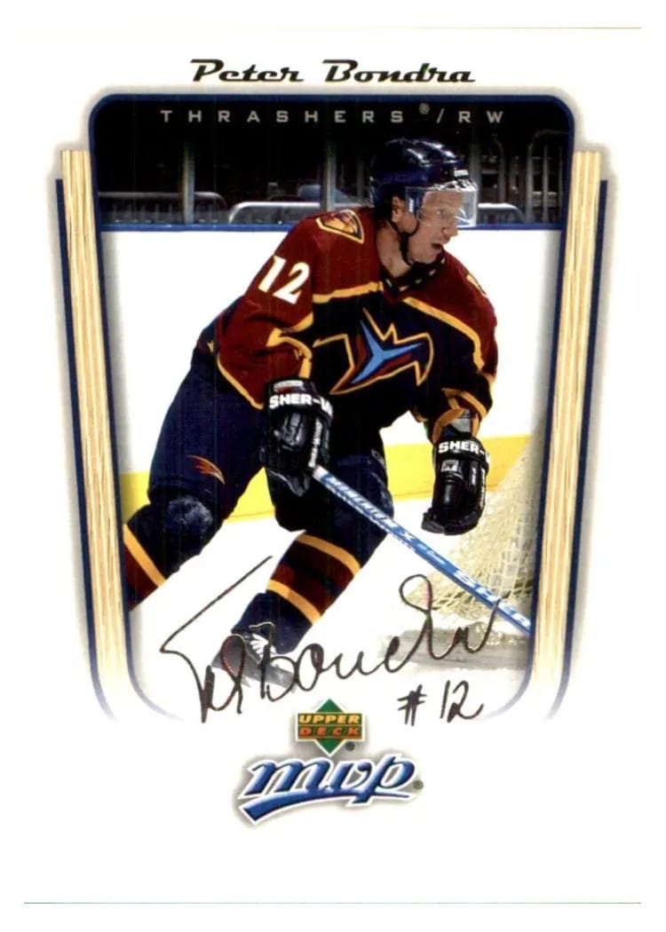 2005 Upper Deck MVP Peter Bondra #20 card