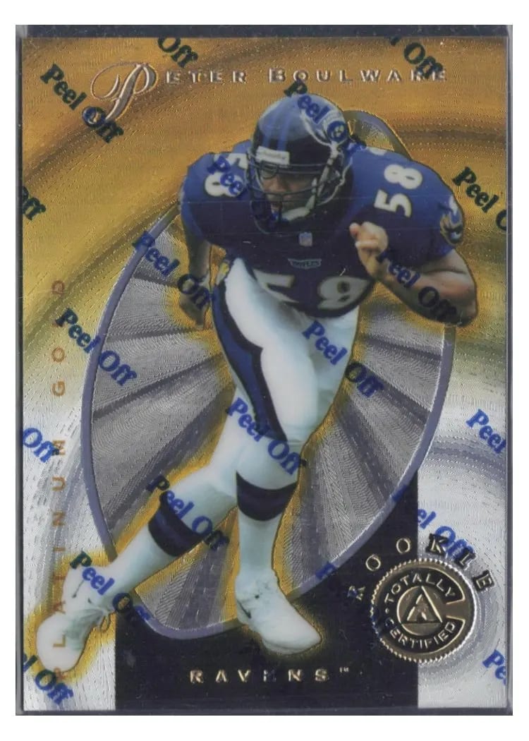 1997 Pinnacle Totally Certified Peter Boulware #148 card