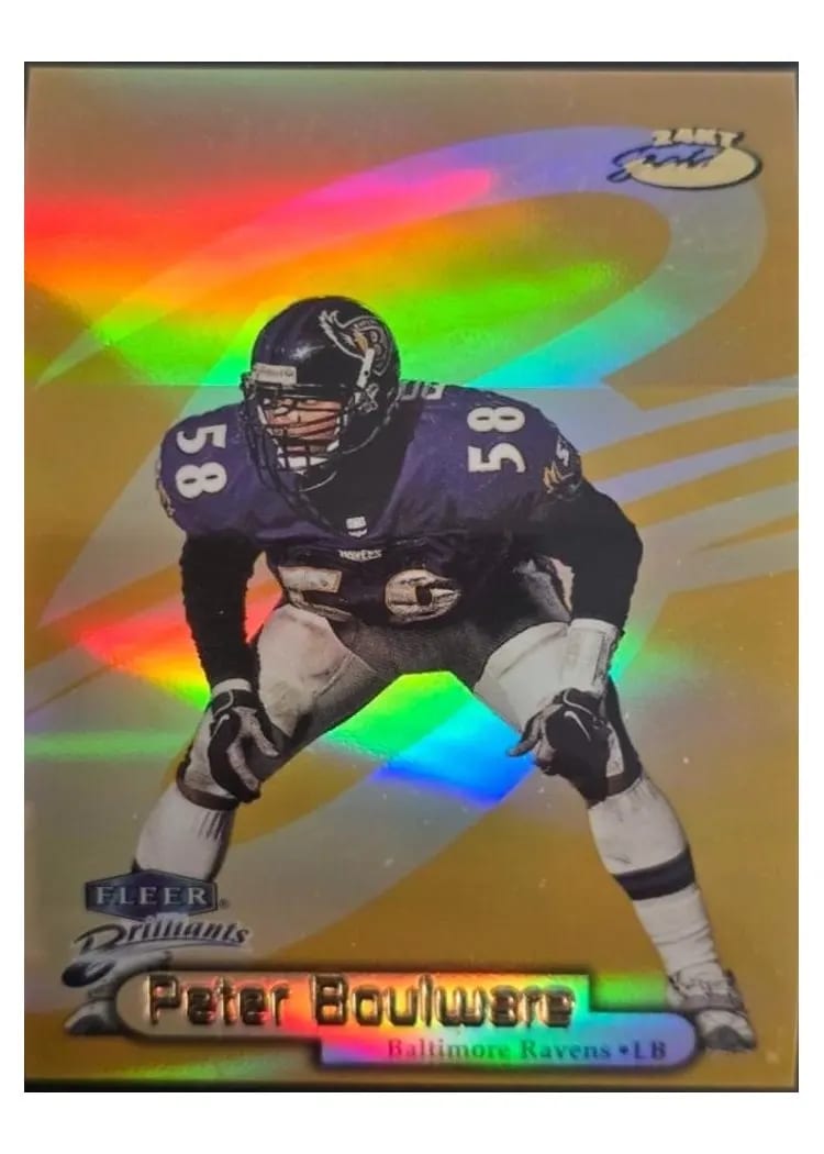 1998 Fleer Brilliants Peter Boulware #79TG card