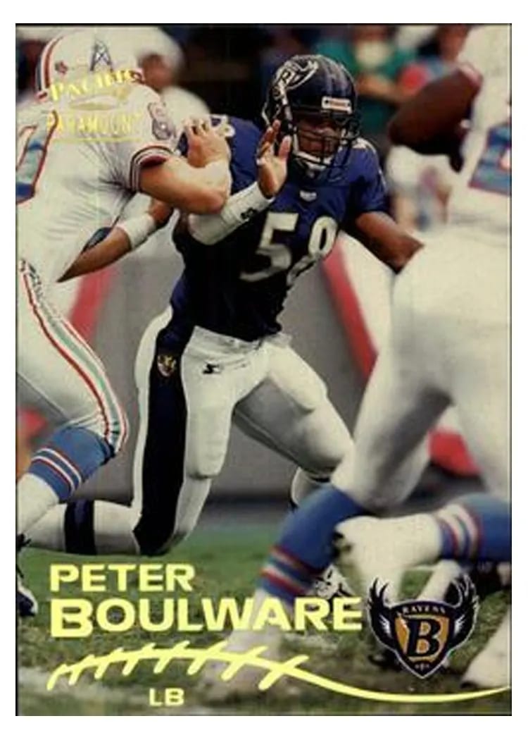 1998 Pacific Paramount Peter Boulware #18 card