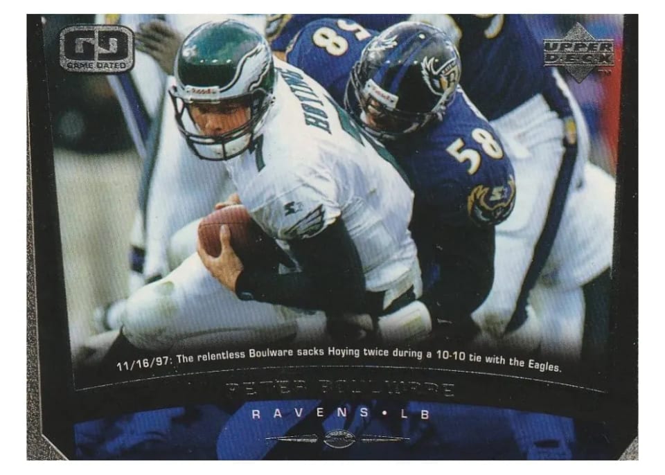 1998 Upper Deck Peter Boulware #58 card