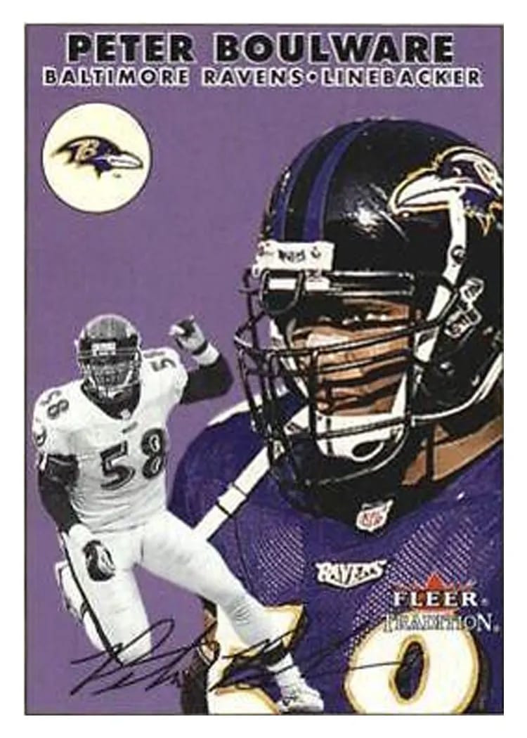 2000 Fleer Tradition Peter Boulware #35 card