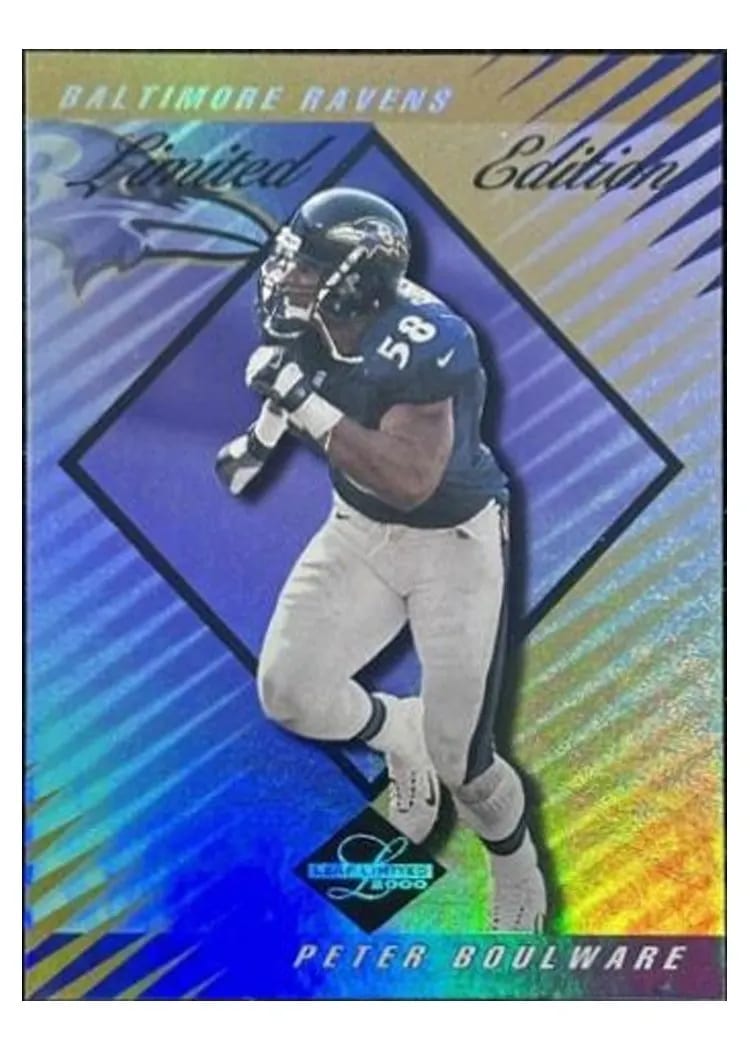 2000 Leaf Limited Peter Boulware #66 card