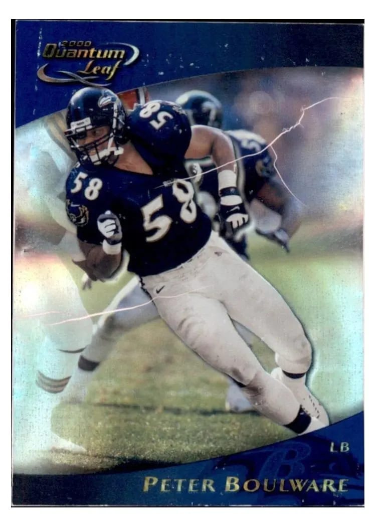 2000 Quantum Leaf Peter Boulware #25 card