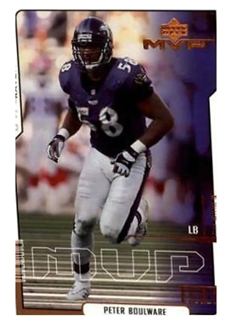 2000 Upper Deck MVP Peter Boulware #17 card