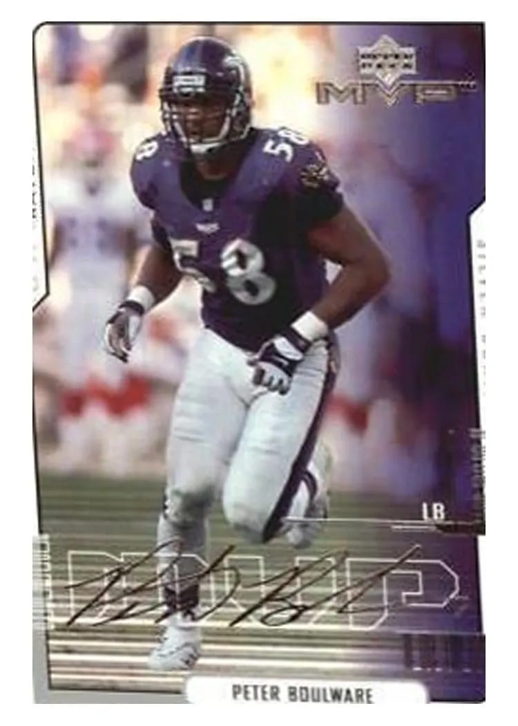 2000 Upper Deck MVP Peter Boulware #17 card