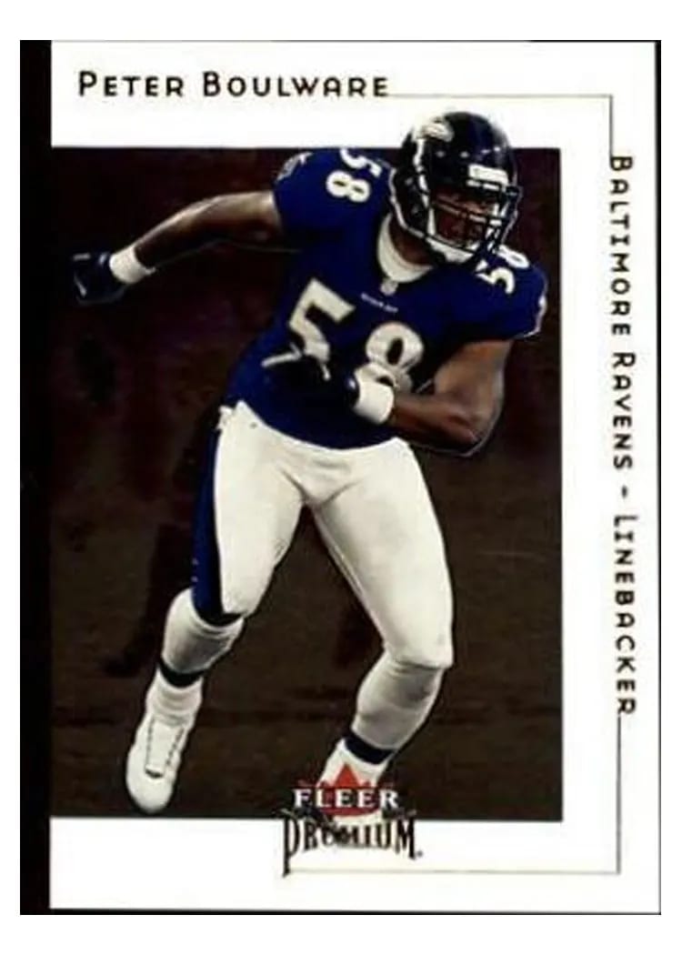 2001 Fleer Premium Peter Boulware #64 card