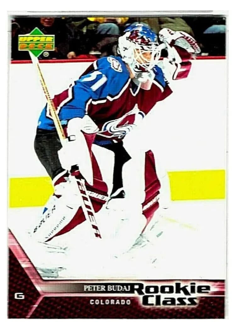 2005 Upper Deck Rookie Class Peter Budaj #35 card
