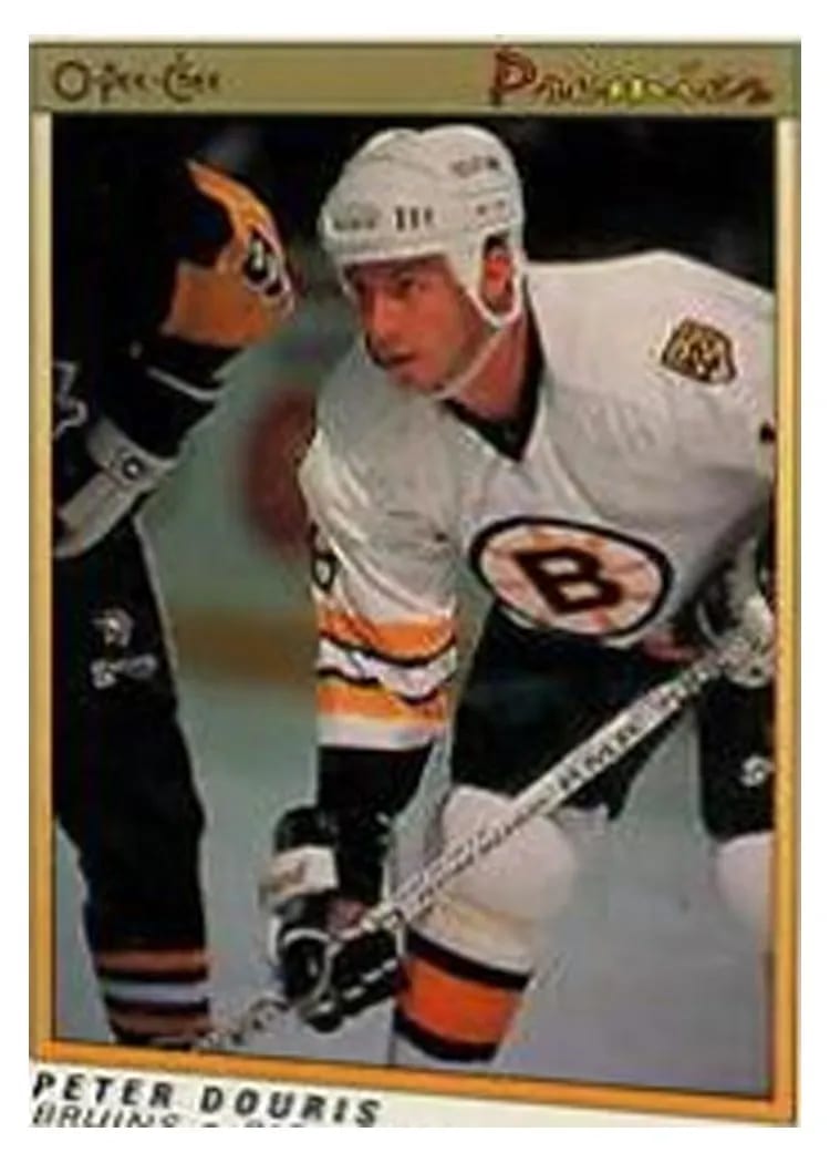 1990 O-Pee-Chee Premier Peter Douris #26 card