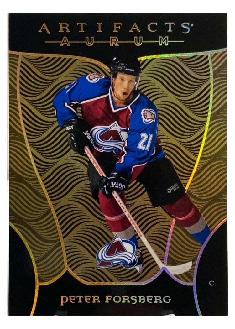 2022-23 Upper Deck Artifacts Aurum Peter Forsberg #A-PF card