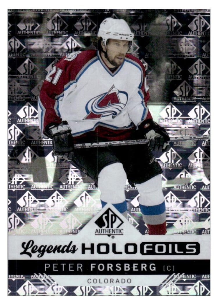 2024-25 SP Authentic Holofoil Legends Peter Forsberg #HFL-7 card