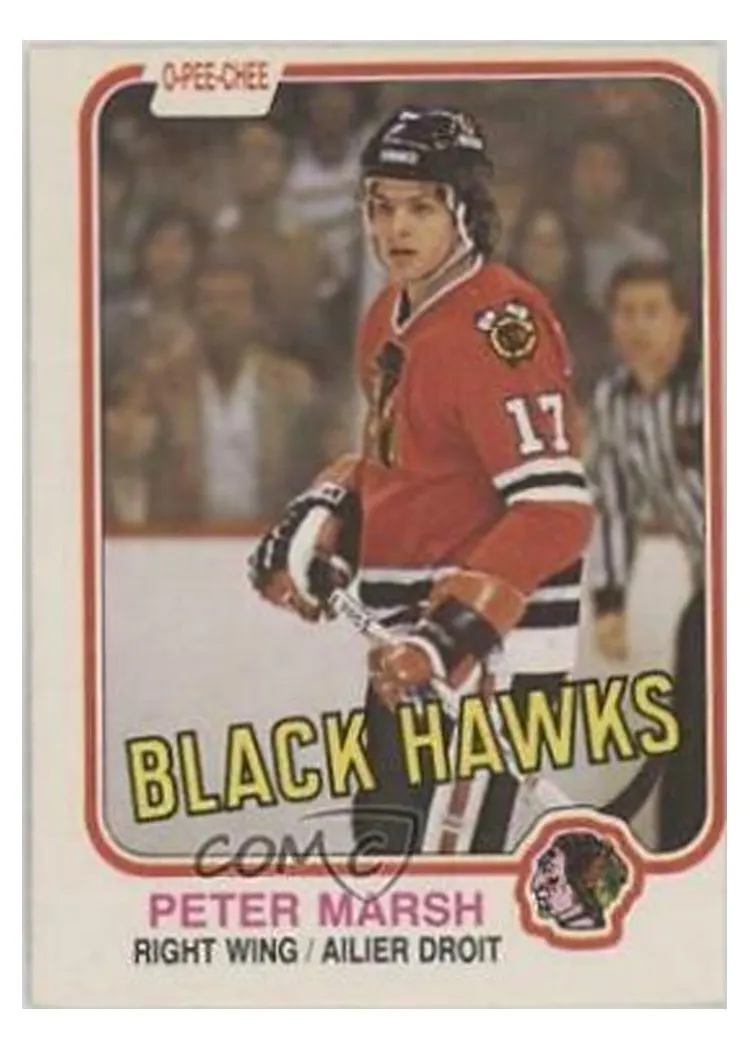 1981 O-Pee-Chee Peter Marsh #71 card