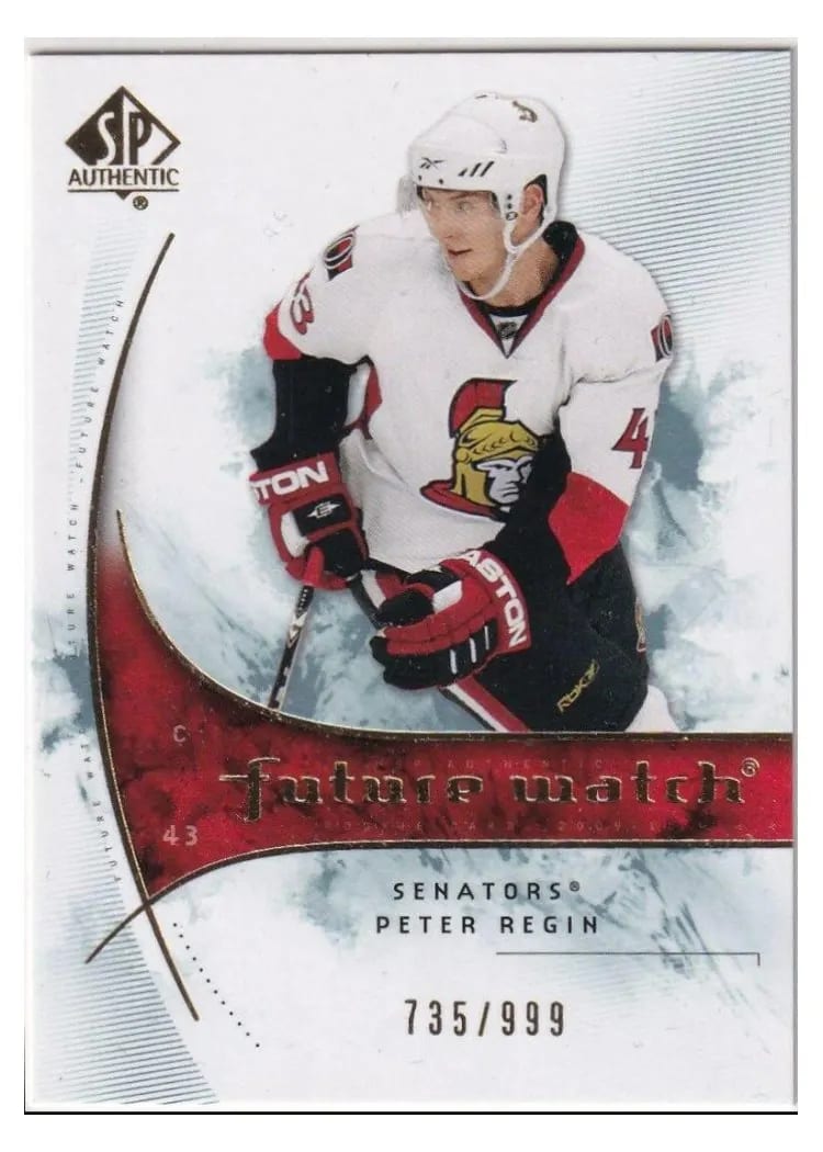 2009 SP Authentic Peter Regin #185 card