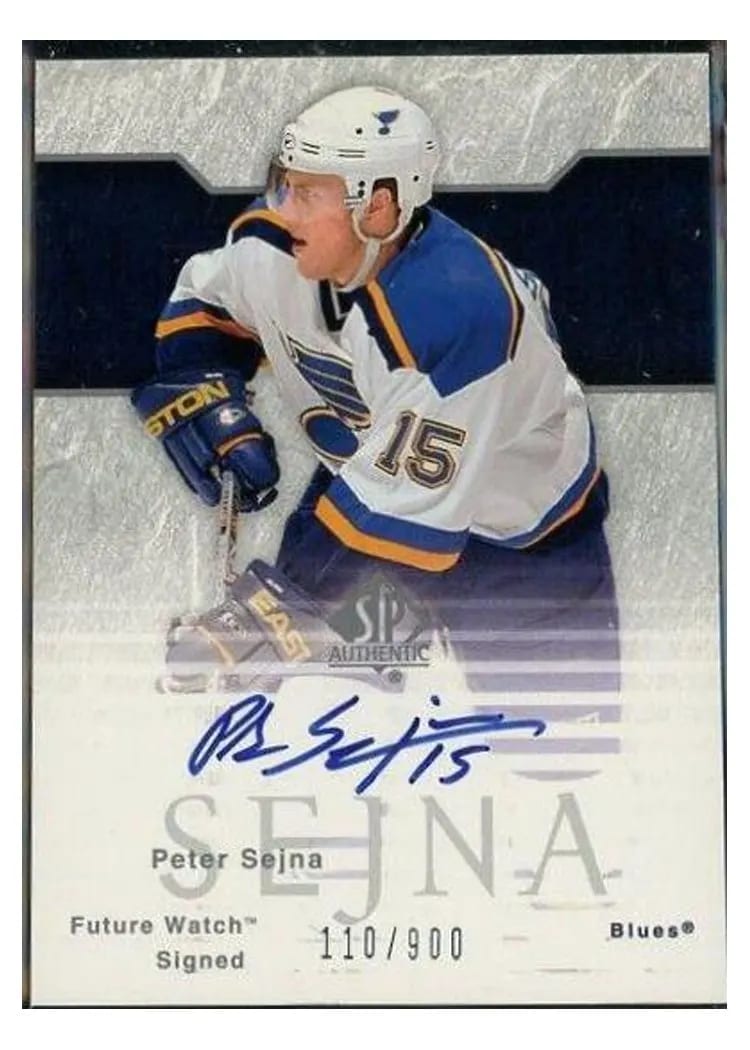 2003 SP Authentic Peter Sejna #156 card