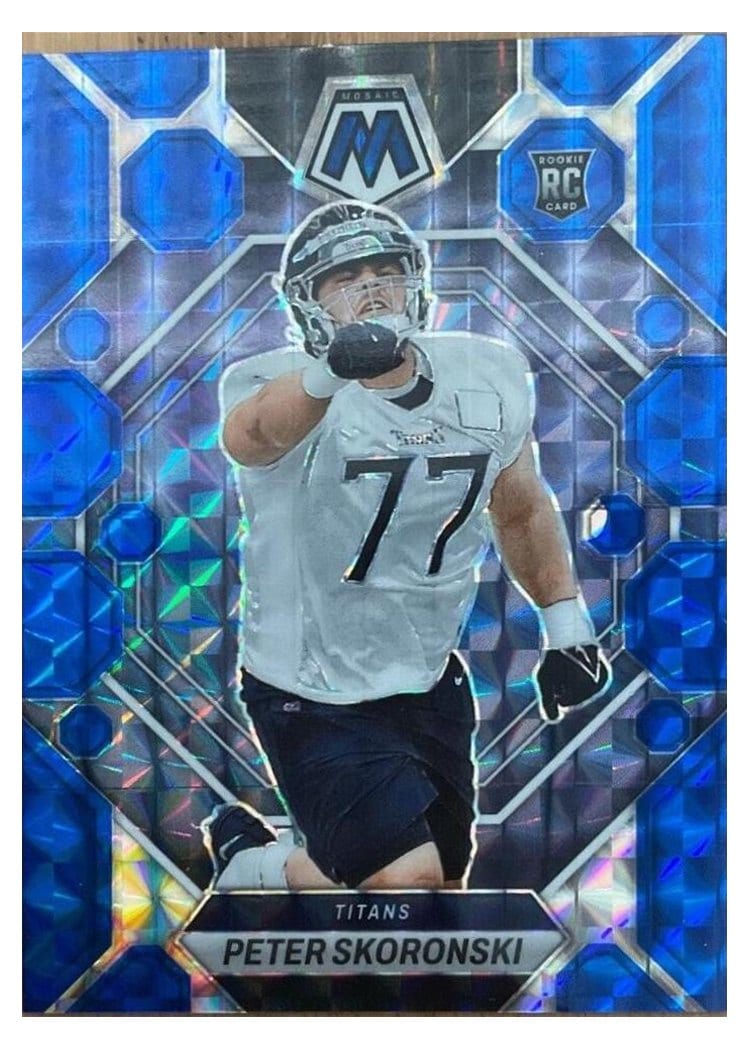 2023 Panini Mosaic Base Set Peter Skoronski #355 card