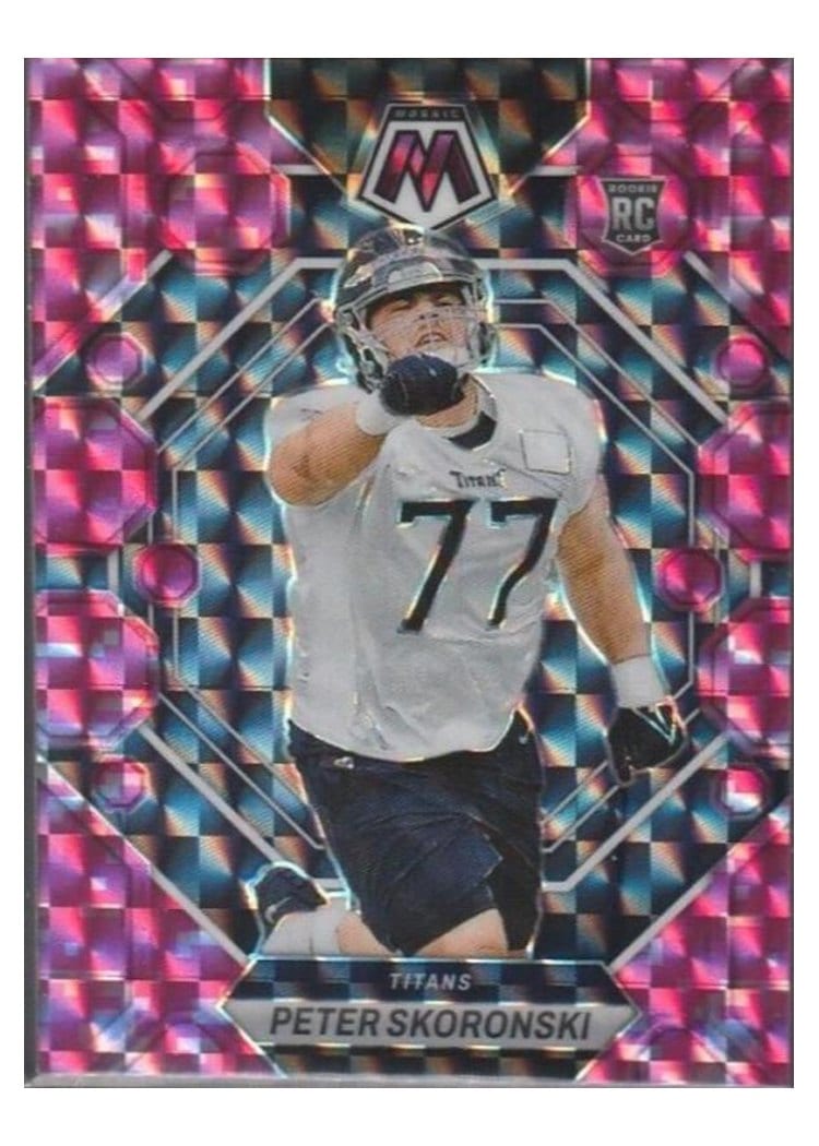 2023 Panini Mosaic Base Set Peter Skoronski #355 card