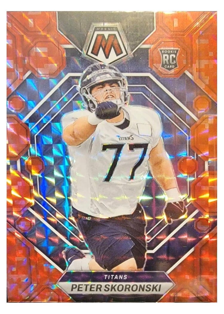 2023 Panini Mosaic Base Set Peter Skoronski #355 card